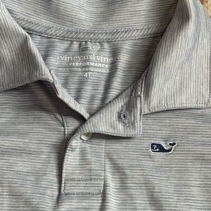 Vineyard Vines youth gray Polo Shirt